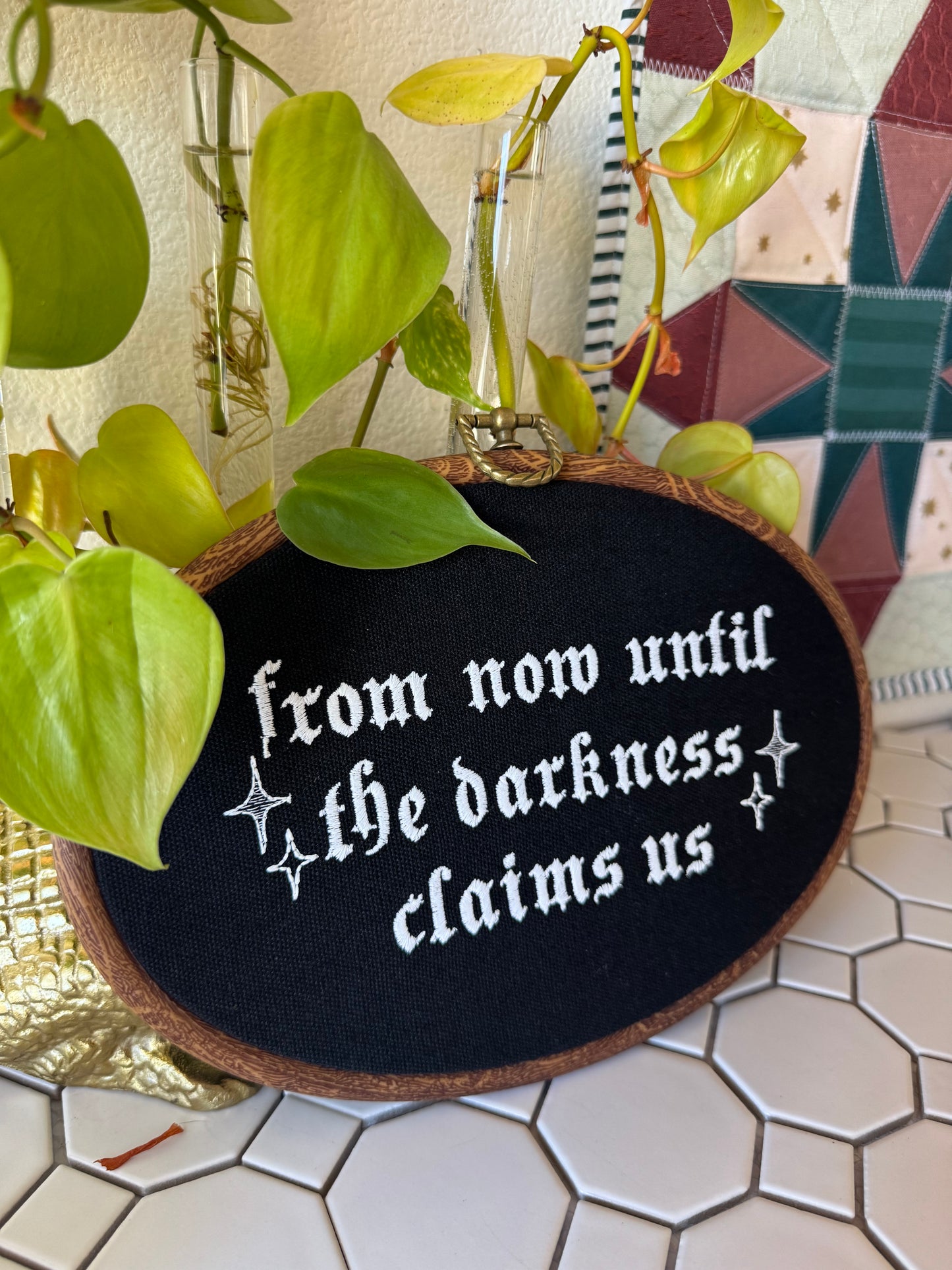 The Thirteen : Embroidered TOG Oval art