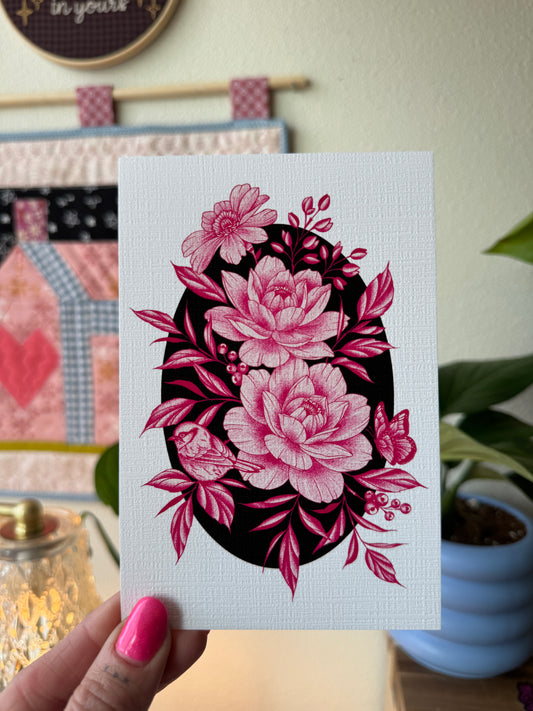 Botanical Bird | May mail club print (Larger sizes available)