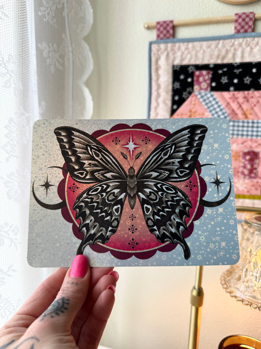 Frosted Holo: Butterfly Sunrise|5" x7"or 8”x10”|