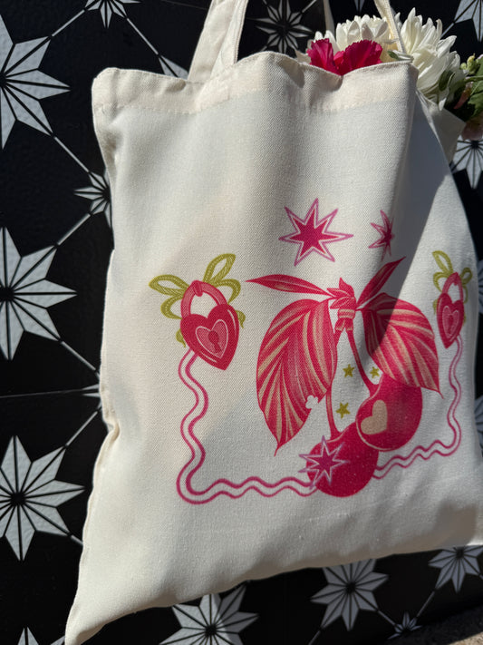 Cherry Bomb Tote Bag