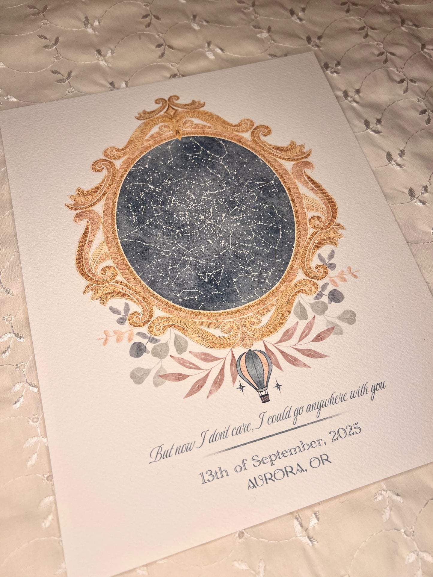 Custom Night Sky Print