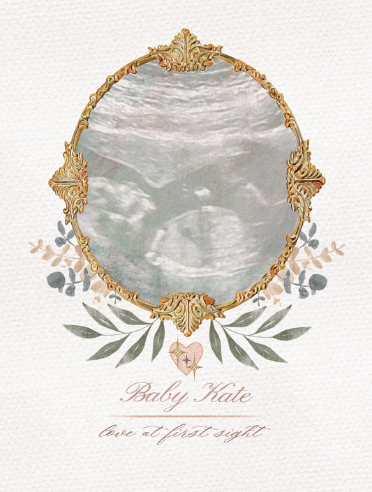 Custom Sonogram Print