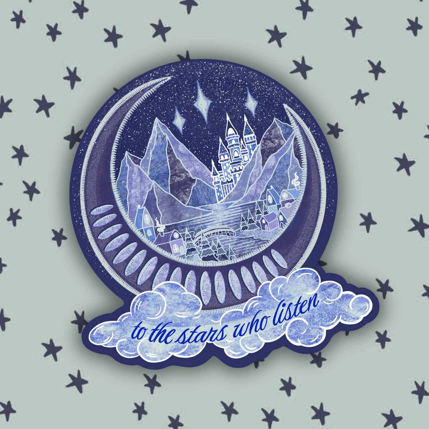 to the stars who listen: ACOTAR | Vinyl Sticker (Shipped INTERNATIONAL)