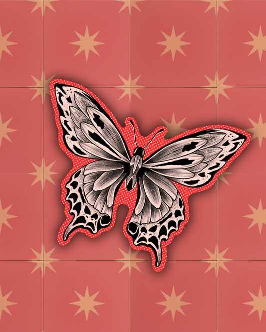 Woodland Butterfly | Vinyl Sticker