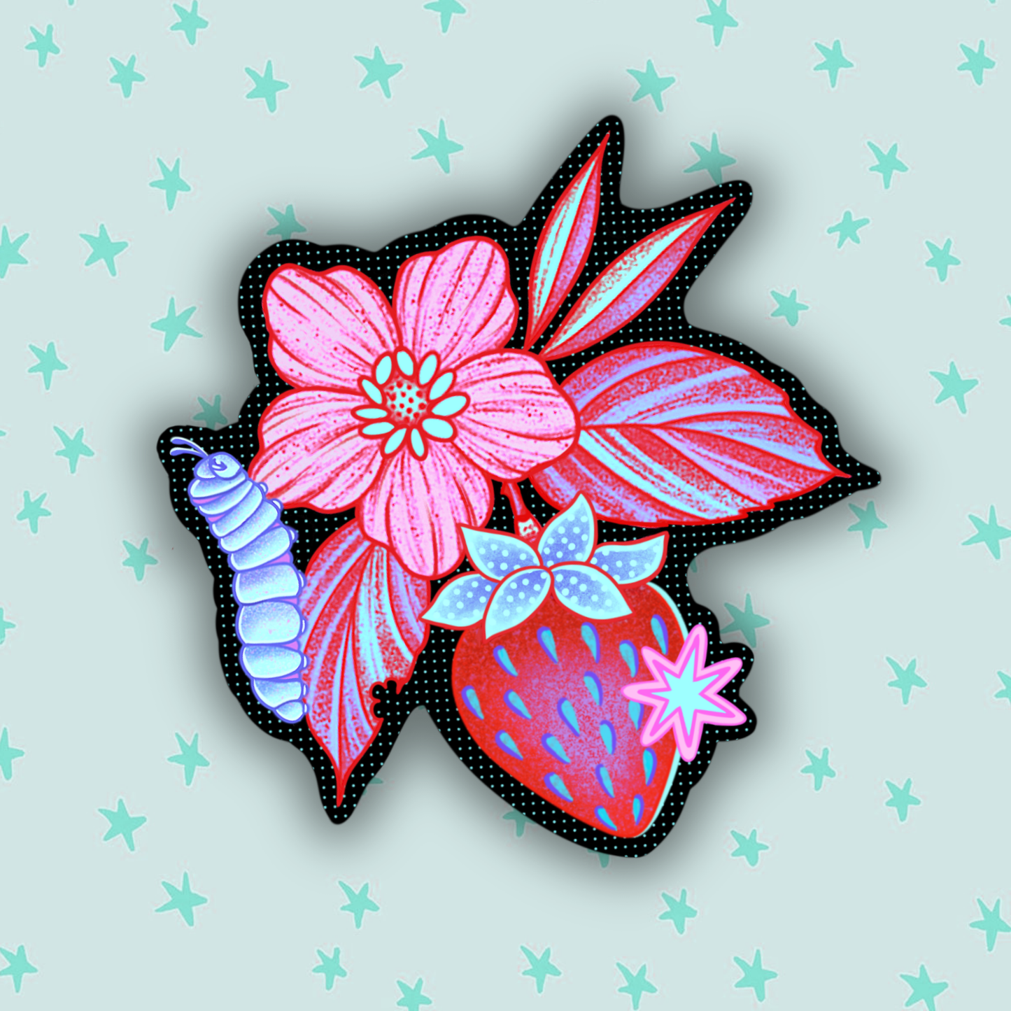 strawberry fields | Vinyl Sticker (Shipped INTERNATIONAL)