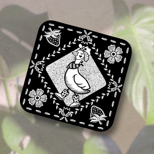 duck, duck, yeehaw goose! | Vinyl Sticker