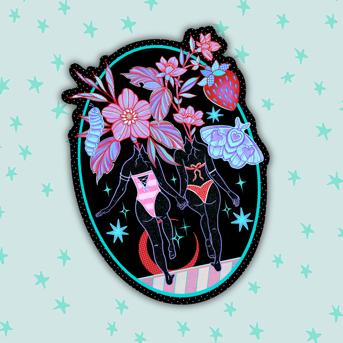 summer nights| Vinyl Sticker (Shipped INTERNATIONAL)