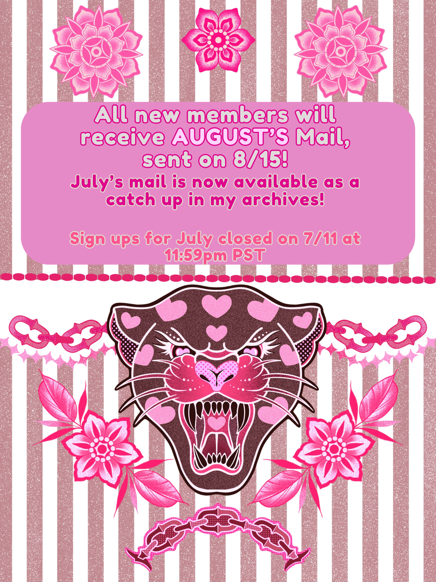 The Opalbones Post: AUGUST'S Monthly Mail club membership (ships 8/15)