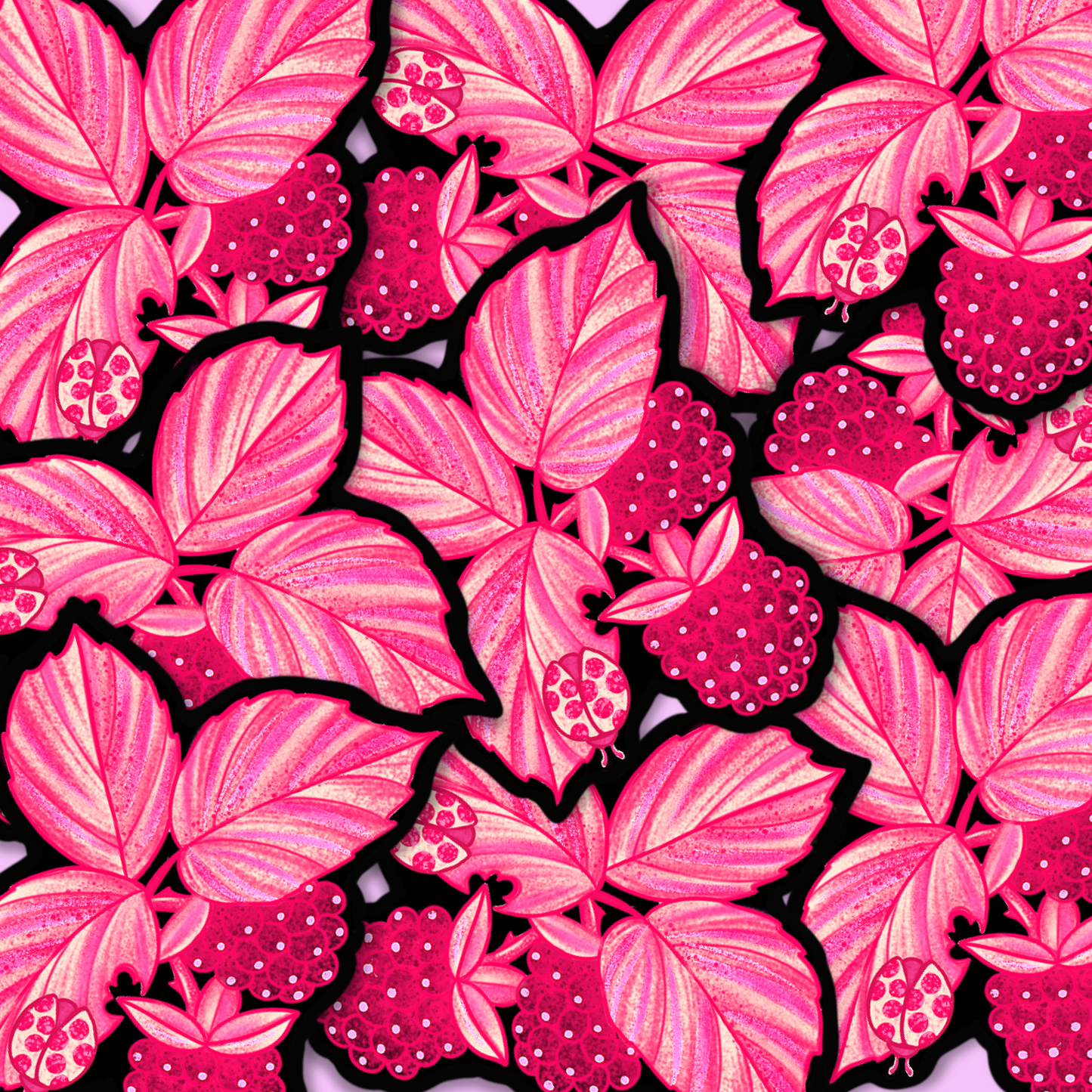 Wild Raspberries | Vinyl Sticker