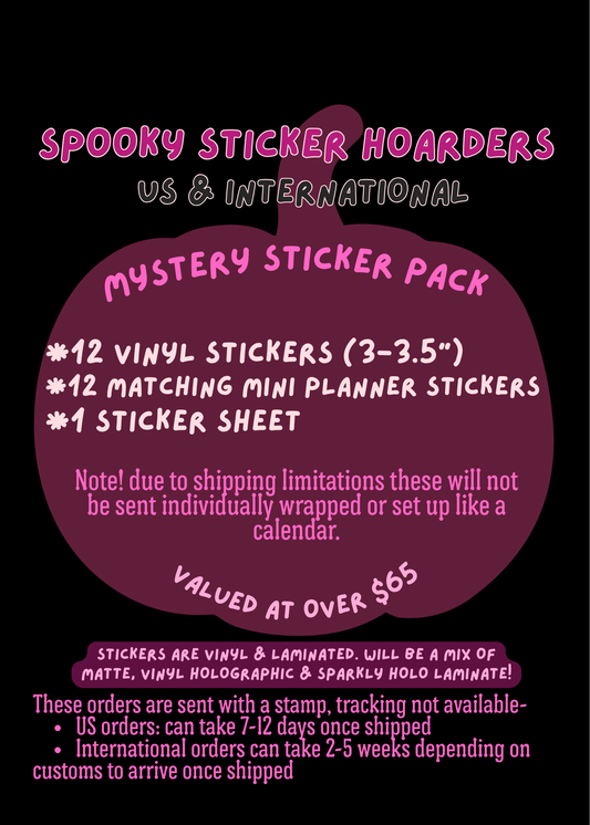 Spooky Mystery Sticker pack: 13 Haunted Nights!