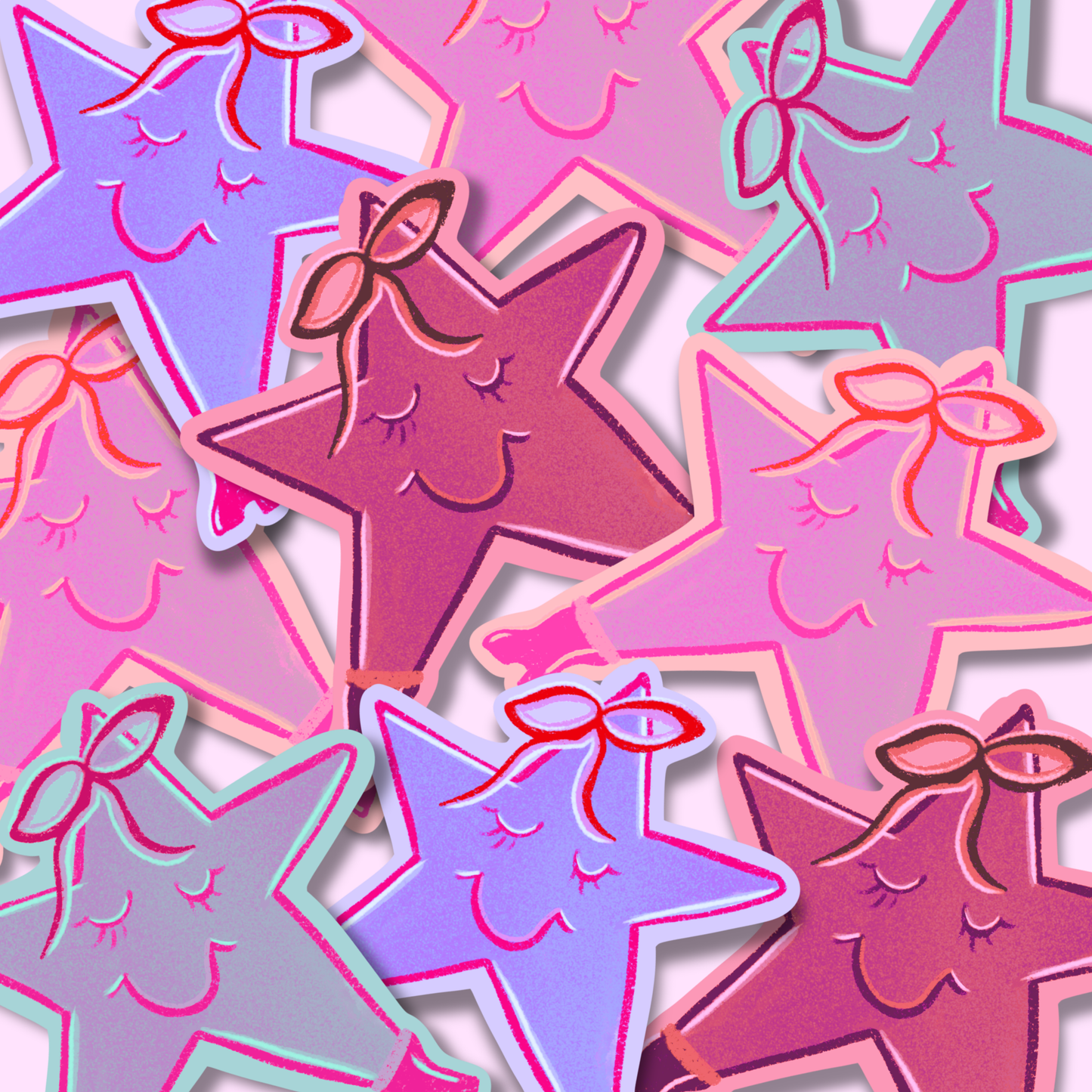 star girl & the boots with the fur| Vinyl Sticker