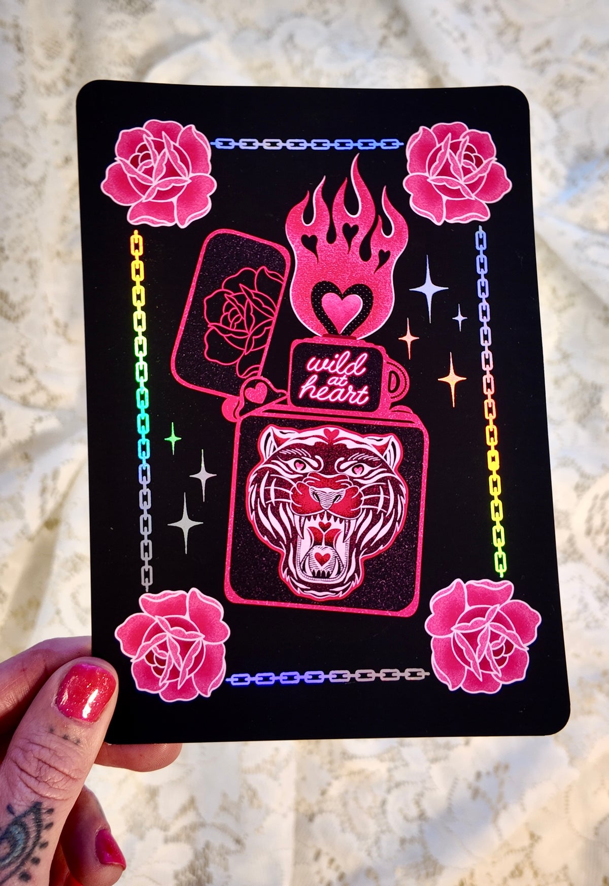 wild at heart| Foil Art Print