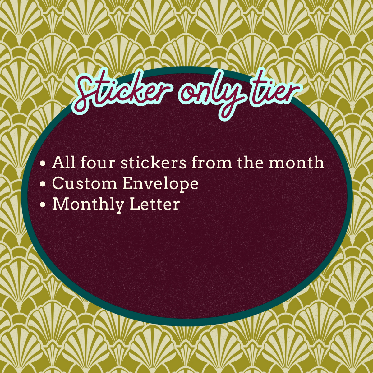 The Opalbones Post: SEPTEMBER'S Mail club membership (ships 9/15)