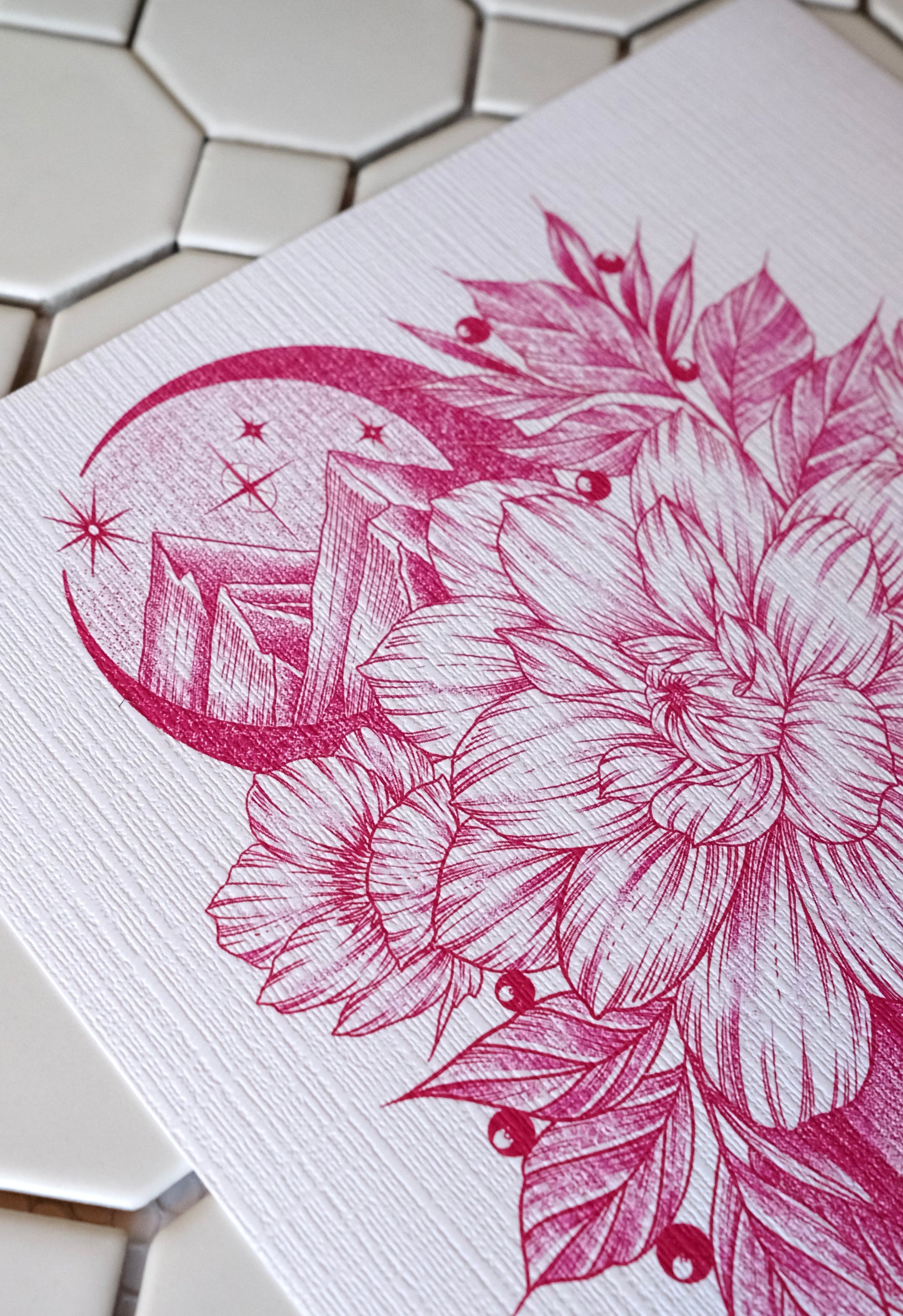 |& there were flowers in her hair| Art Print