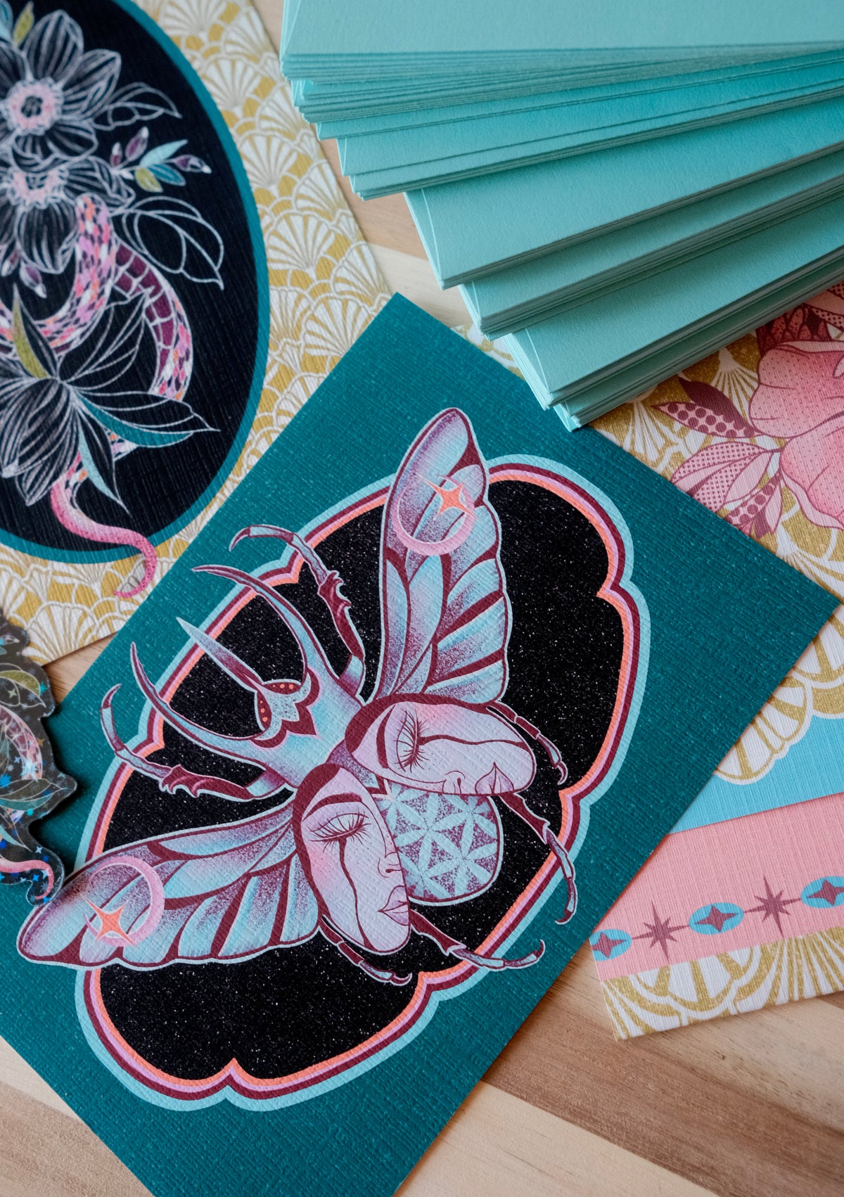 mystique moth | (Larger sizes available)