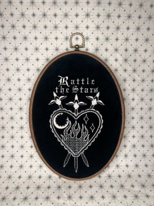 RATTLE THE STARS! Embroidered TOG Oval art