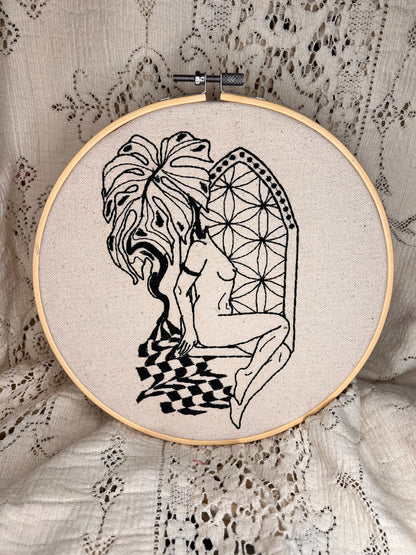 Portal of Paradise, Embroidered hoop