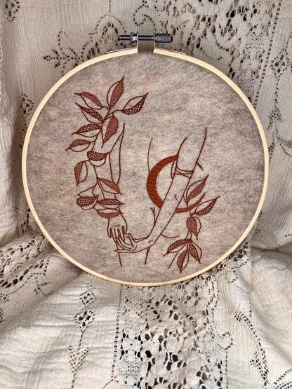 From Within, Embroidered hoop