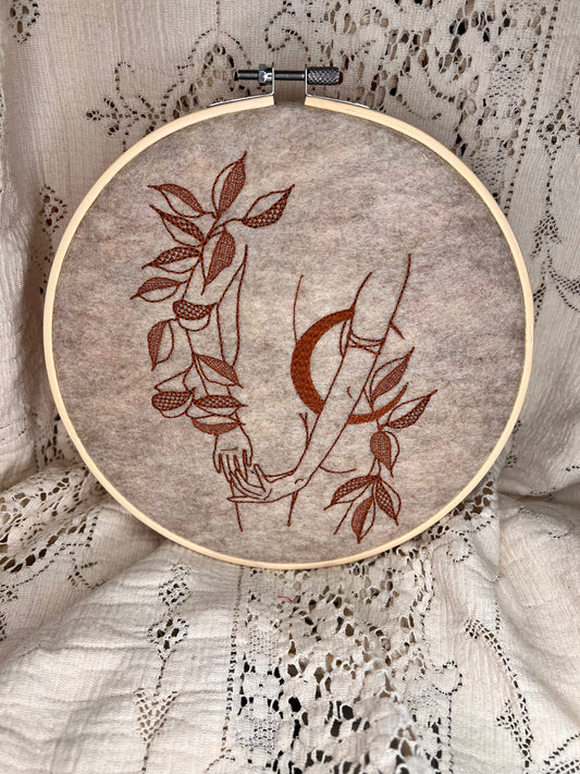 From Within, Embroidered hoop
