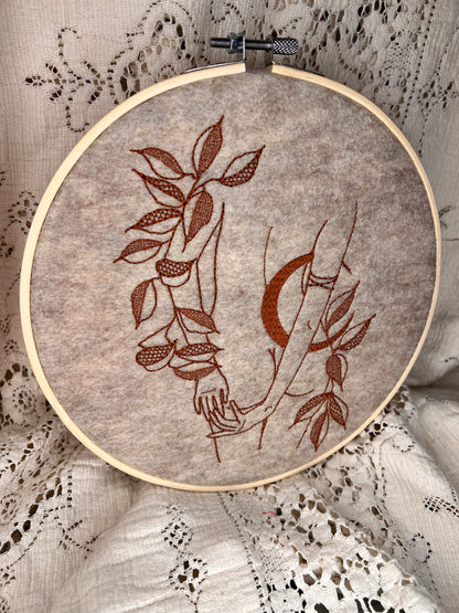 From Within, Embroidered hoop