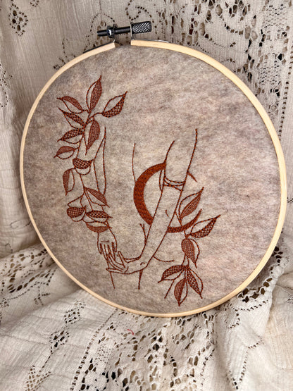 From Within, Embroidered hoop