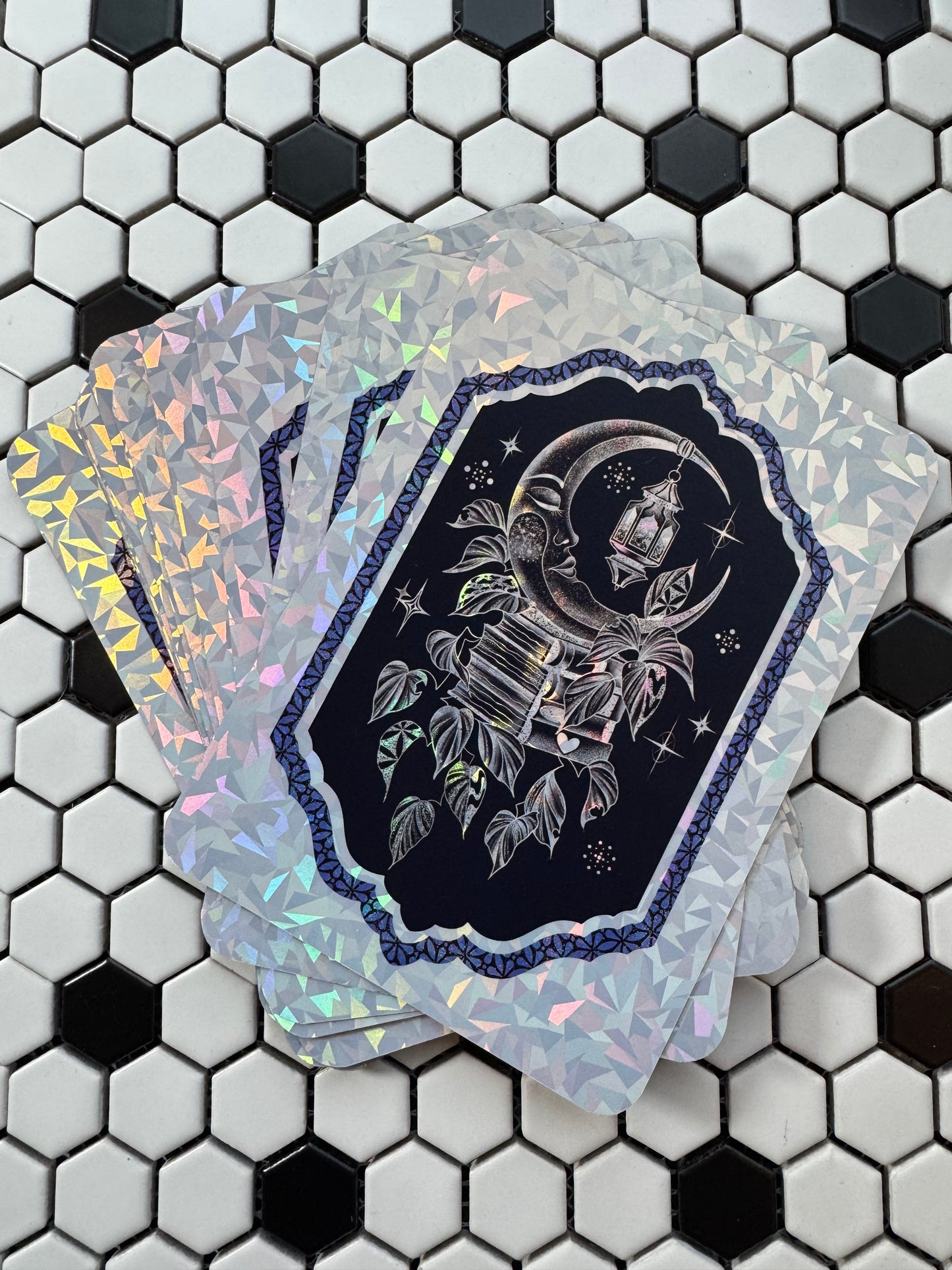 Frosted Holo Print: Luna Librarian  |5" x7"or 8”x10”|