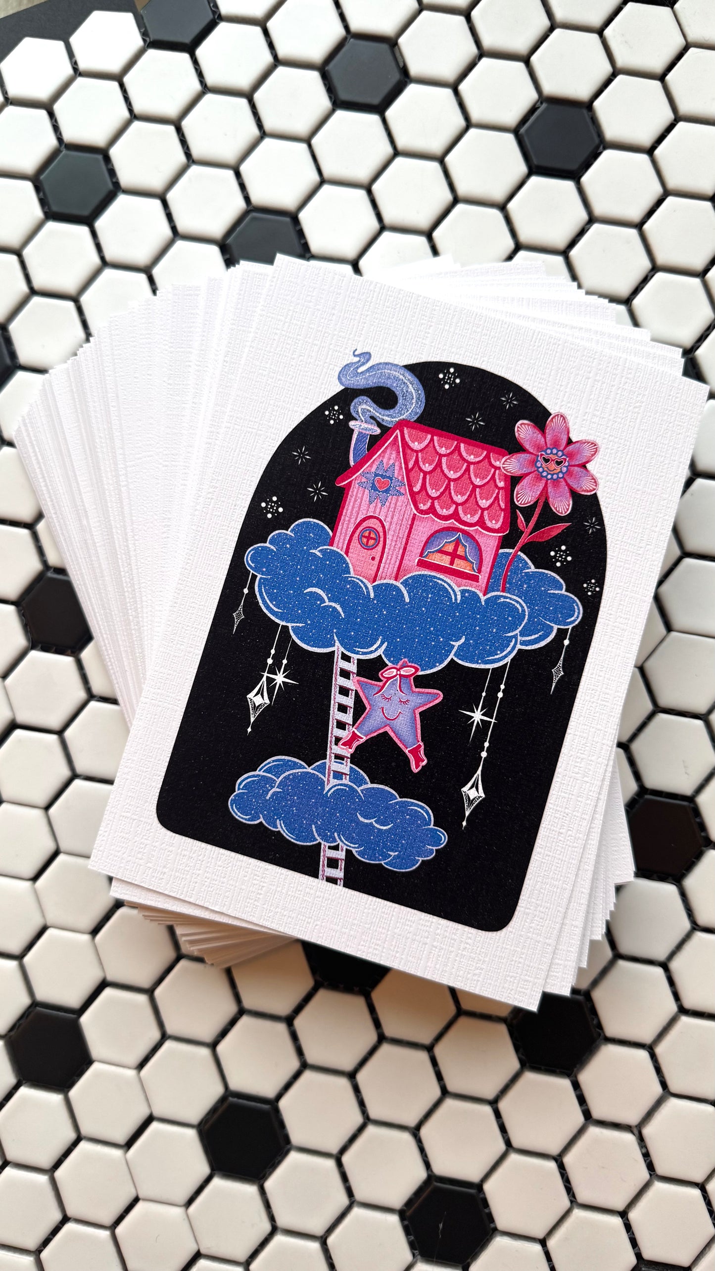 Home in the Clouds | April mail club print (Larger sizes available)