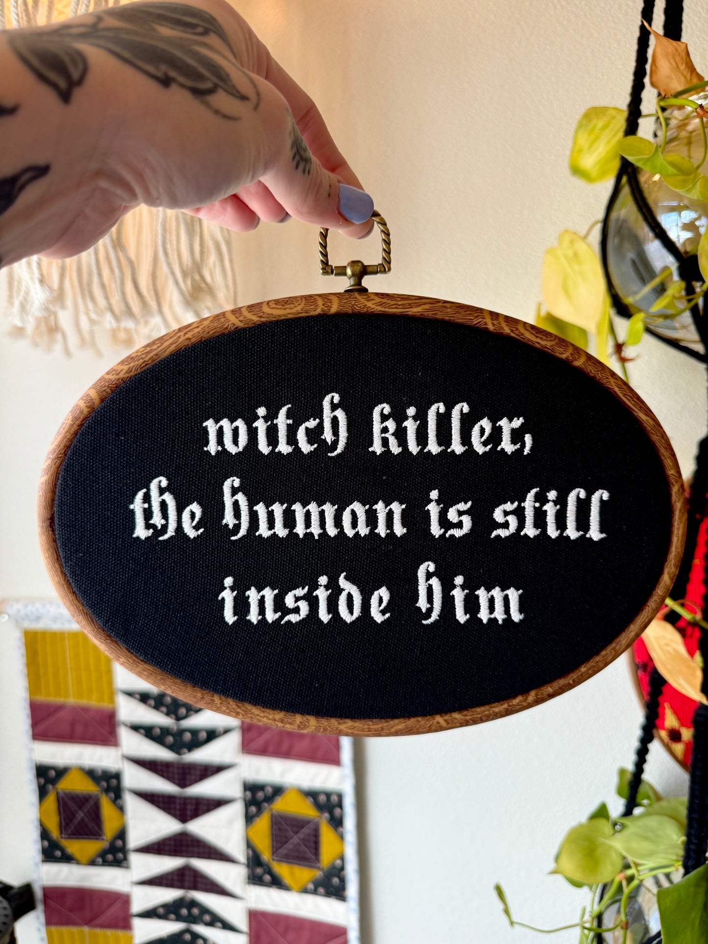 Witch killer : Embroidered TOG Oval art