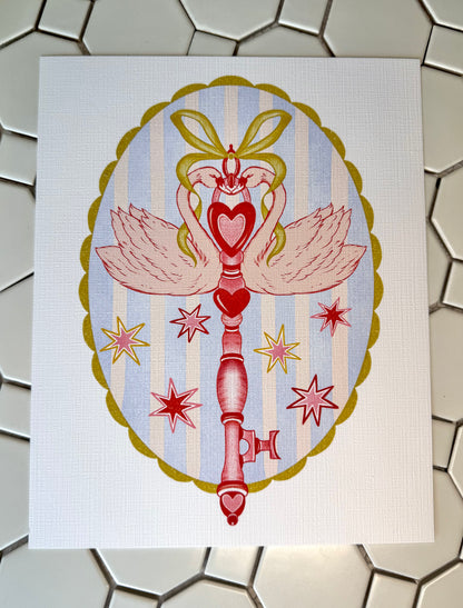 Locked In Love |8”x10”| Feb mail club print