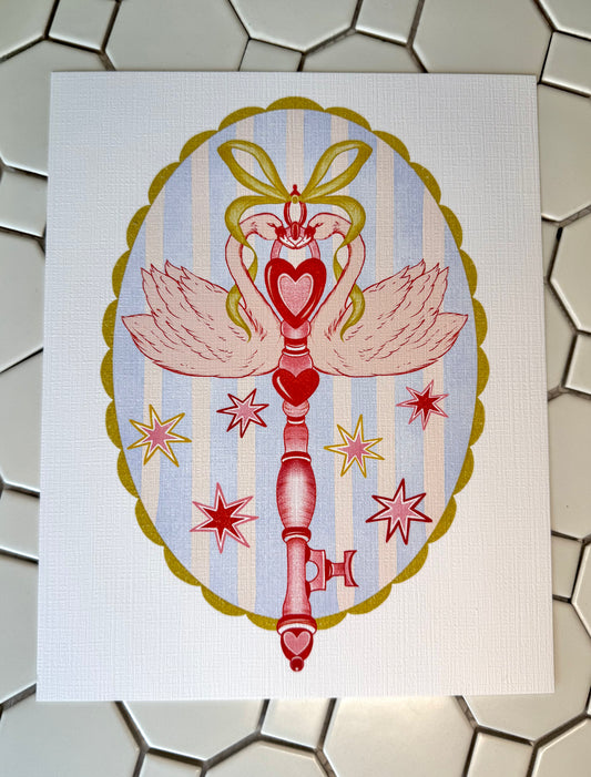 Locked In Love |8”x10”| Feb mail club print