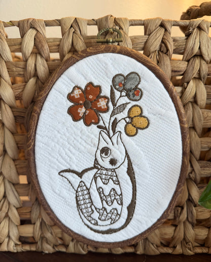 Fish Vase oval hoop 7.5"