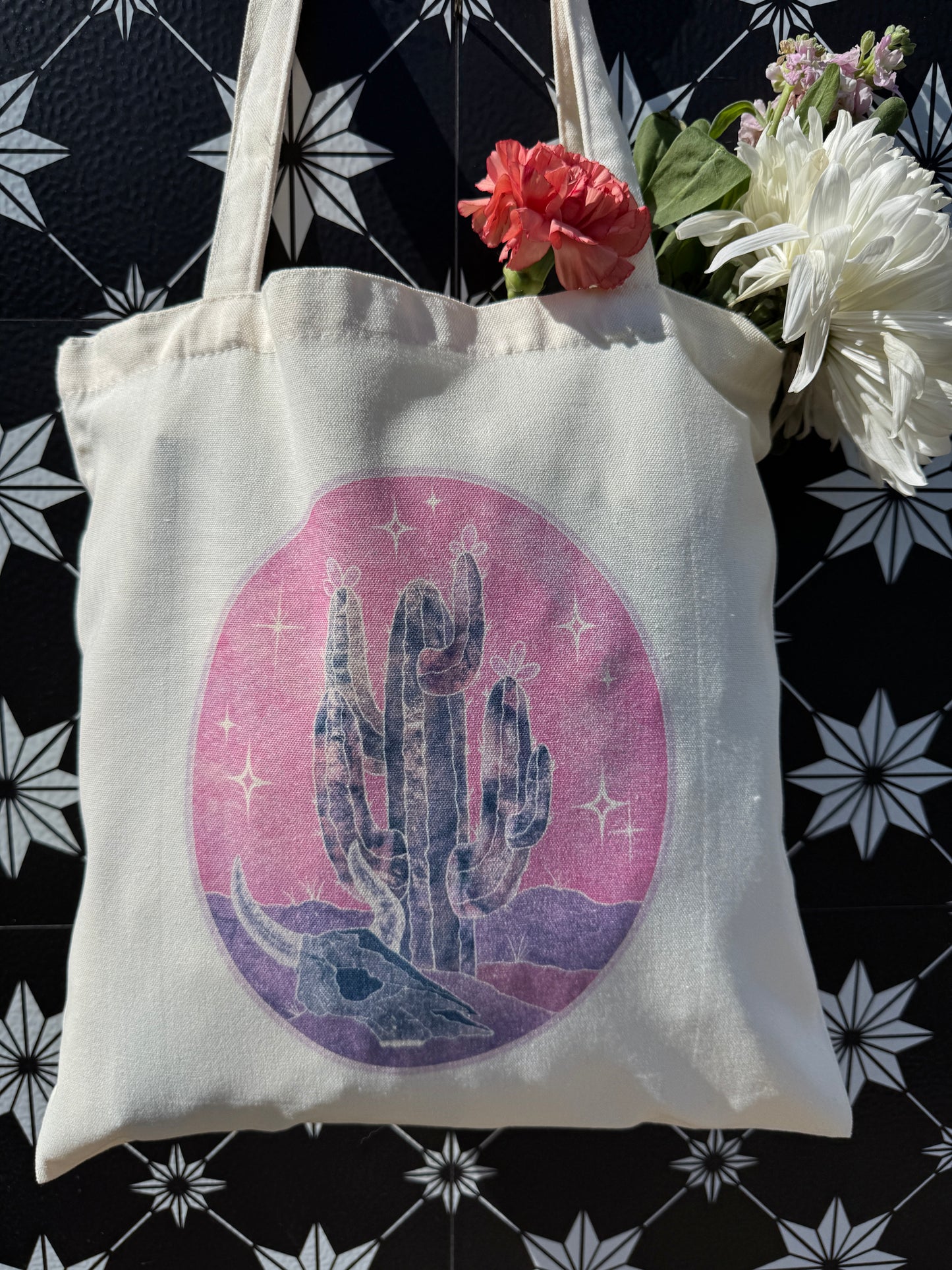 Moonlit Cactus | Tote Bag
