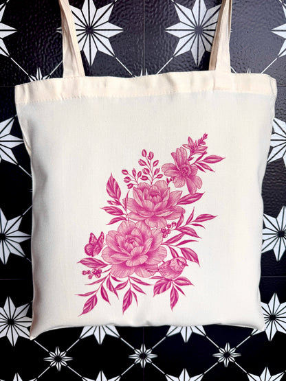Botanicals, Butterflies, and Birds | Tote Bag