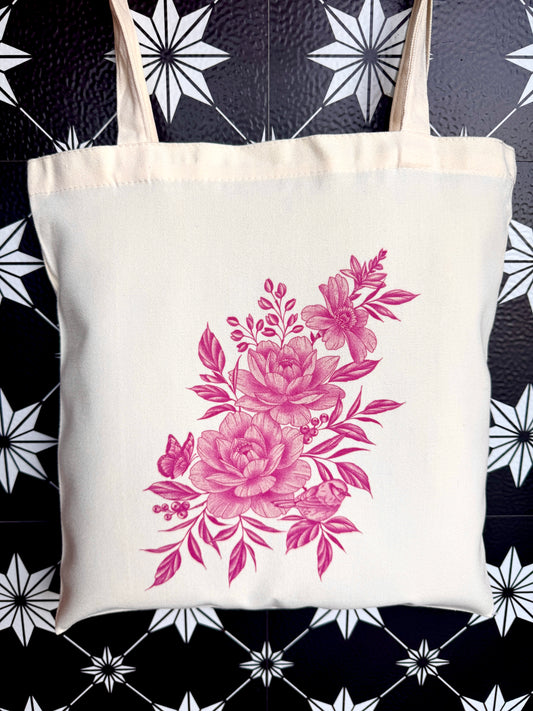 Botanicals, Butterflies, and Birds | Tote Bag