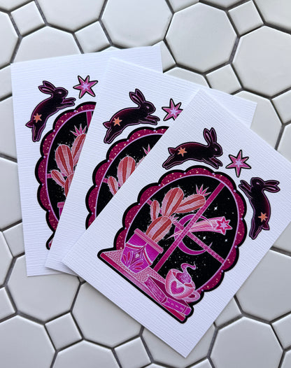 Space Buns| June mail club print (Larger sizes available)