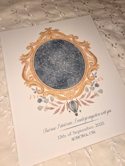 Custom Night Sky Print