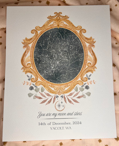 Custom Night Sky Print