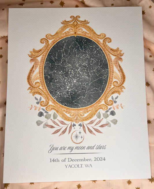 Custom Night Sky Print