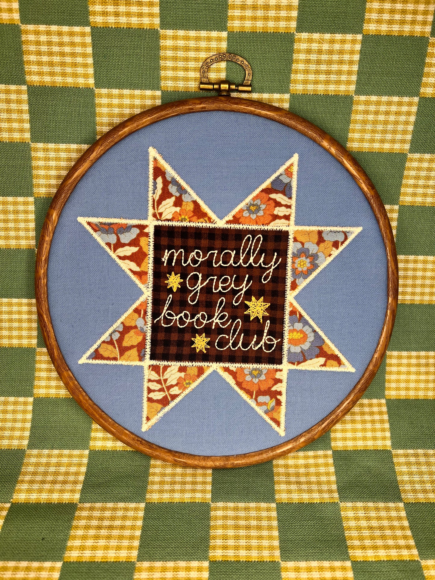 Morally Grey Book Club sawtooth hoop
