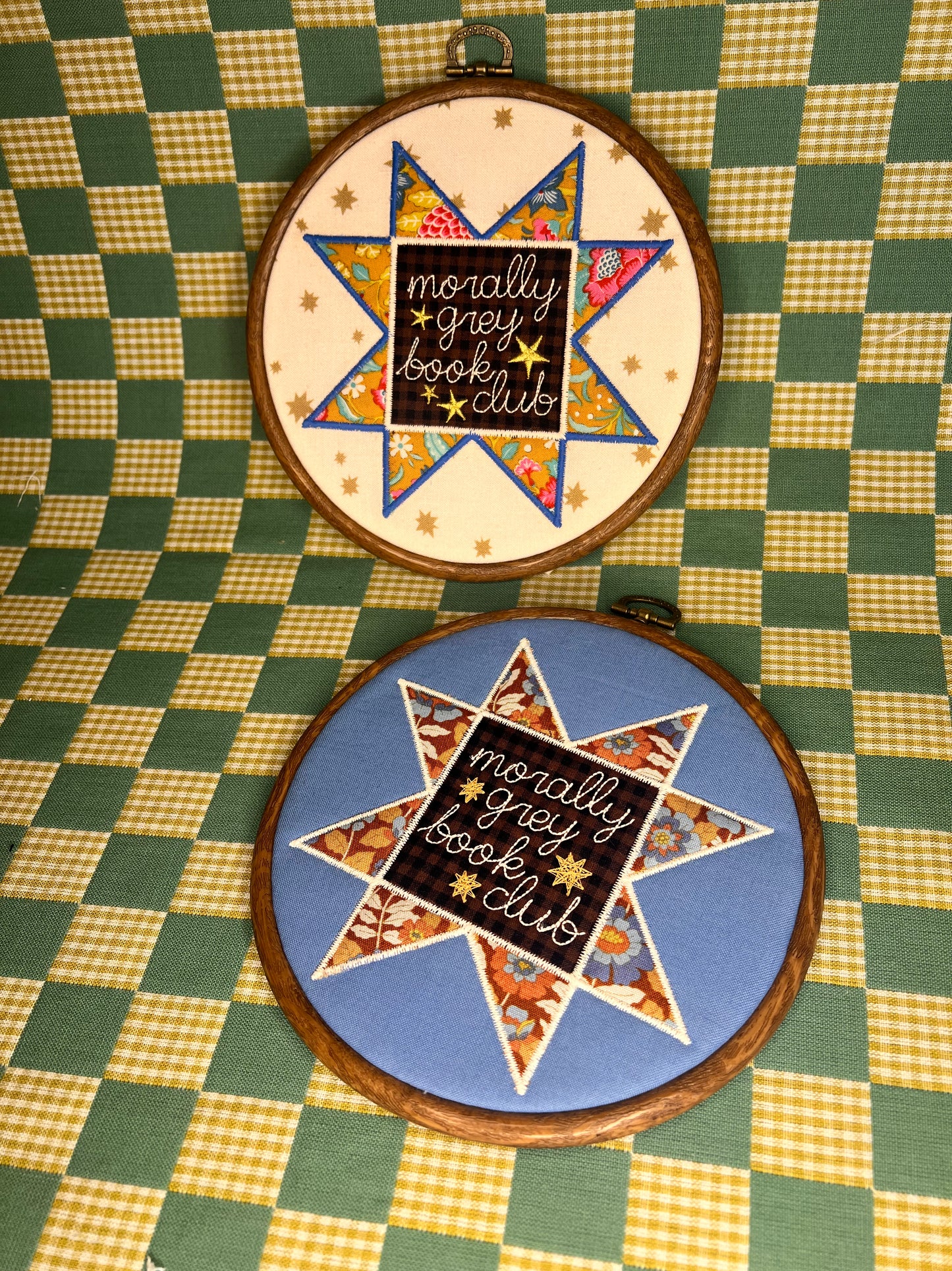 Morally Grey Book Club sawtooth hoop