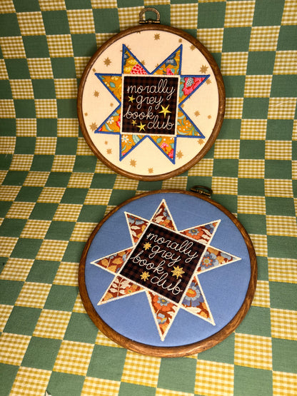 Morally Grey Book Club sawtooth hoop