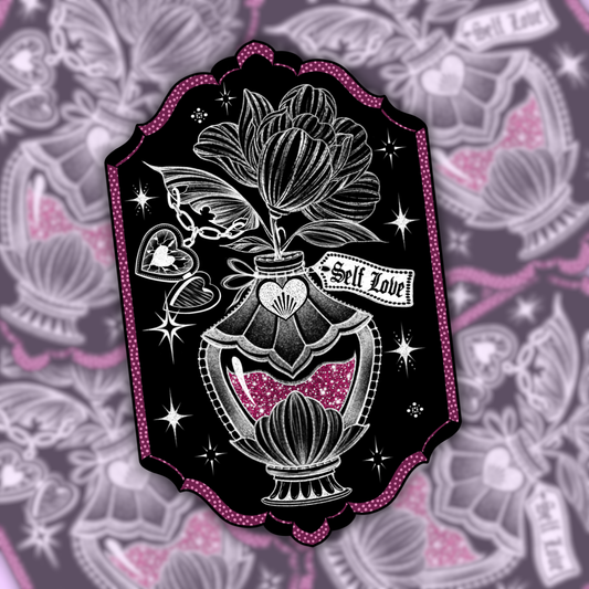 self love | Vinyl Sticker (Shipped INTERNATIONAL)