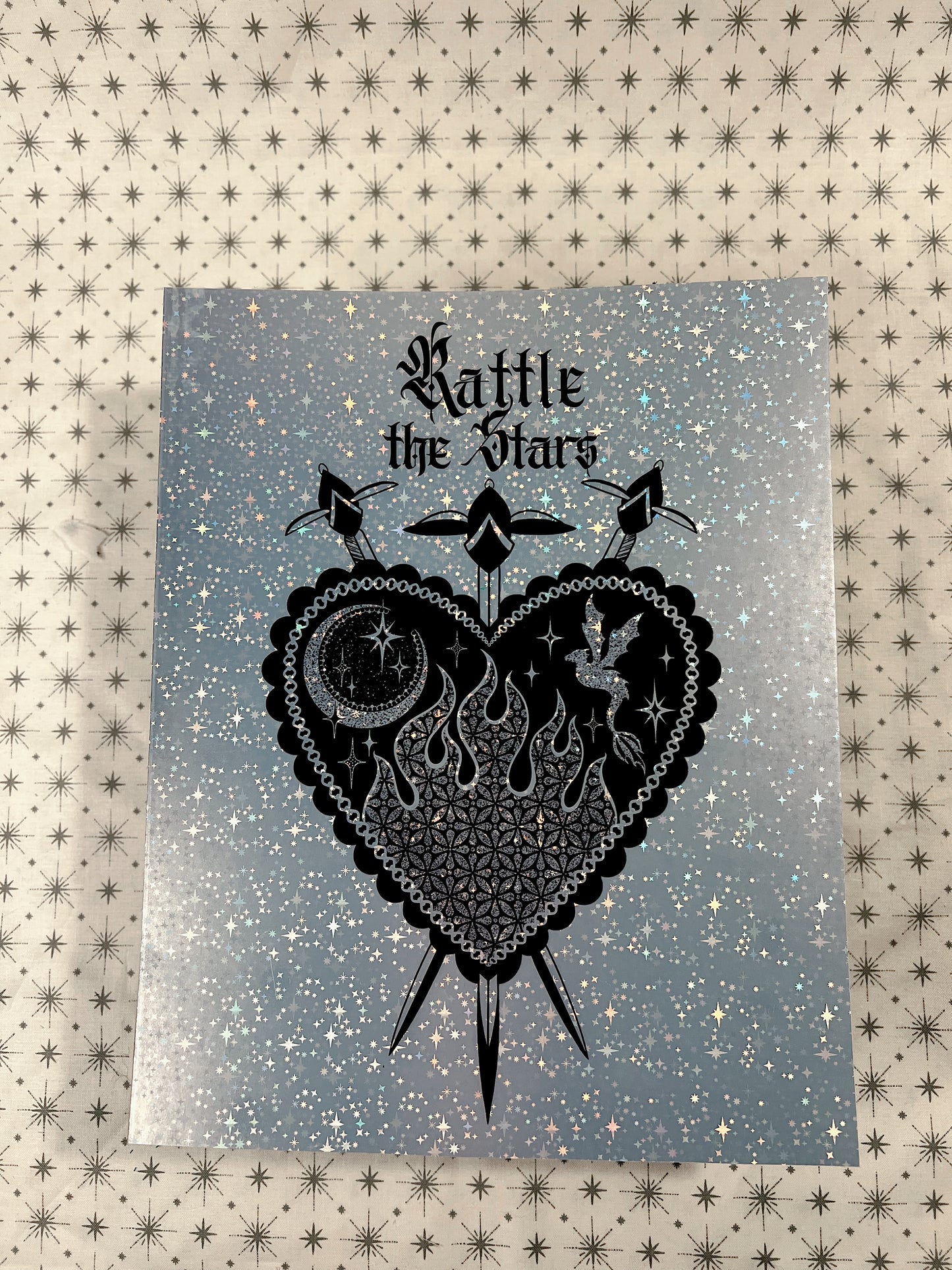 RATTLE THE STARS- TOG Frosted holographic print
