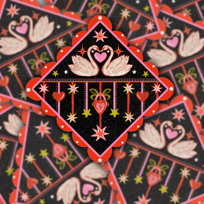 LOCKED DOWN Vinyl Sticker