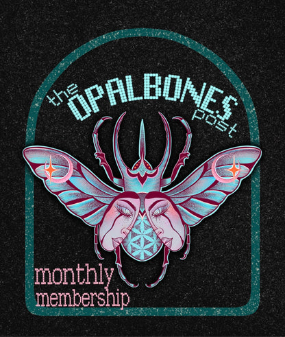 The Opalbones Post: SEPTEMBER'S Mail club membership (ships 9/15)