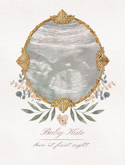 Custom Sonogram Print