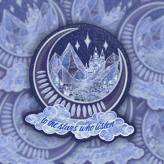 to the stars who listen: ACOTAR | Vinyl Sticker