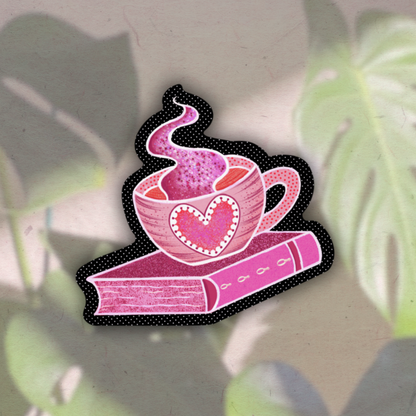 cozy reader| Vinyl Sticker (Shipped INTERNATIONAL)