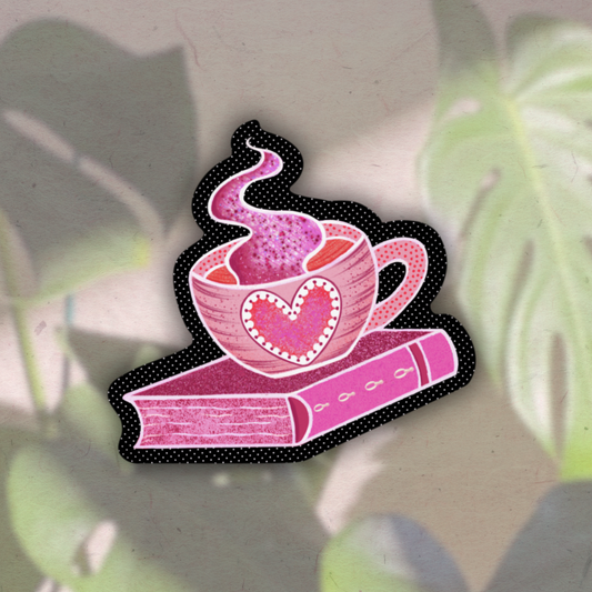 cozy reader | Vinyl Sticker