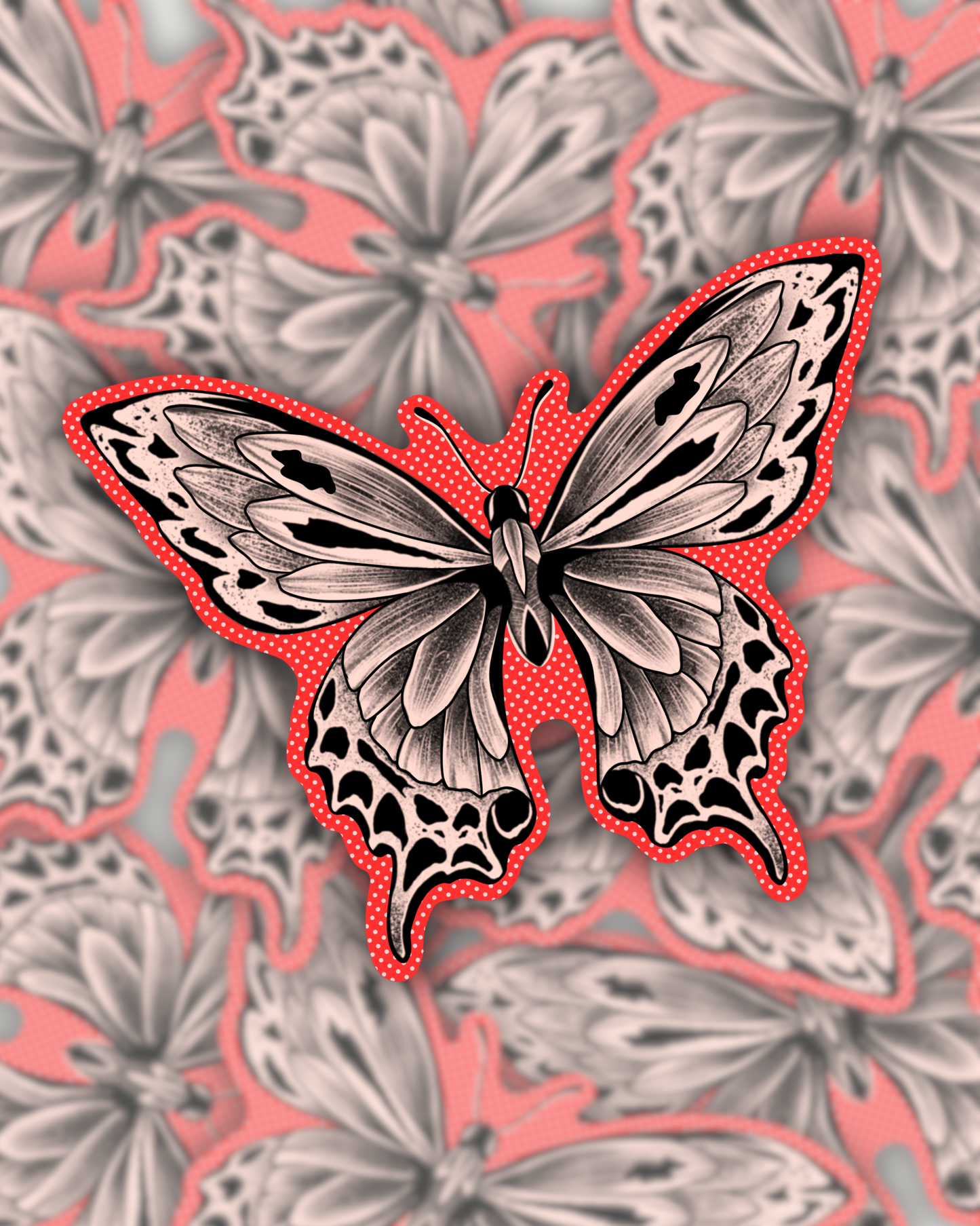 Woodland Butterfly | Vinyl Sticker